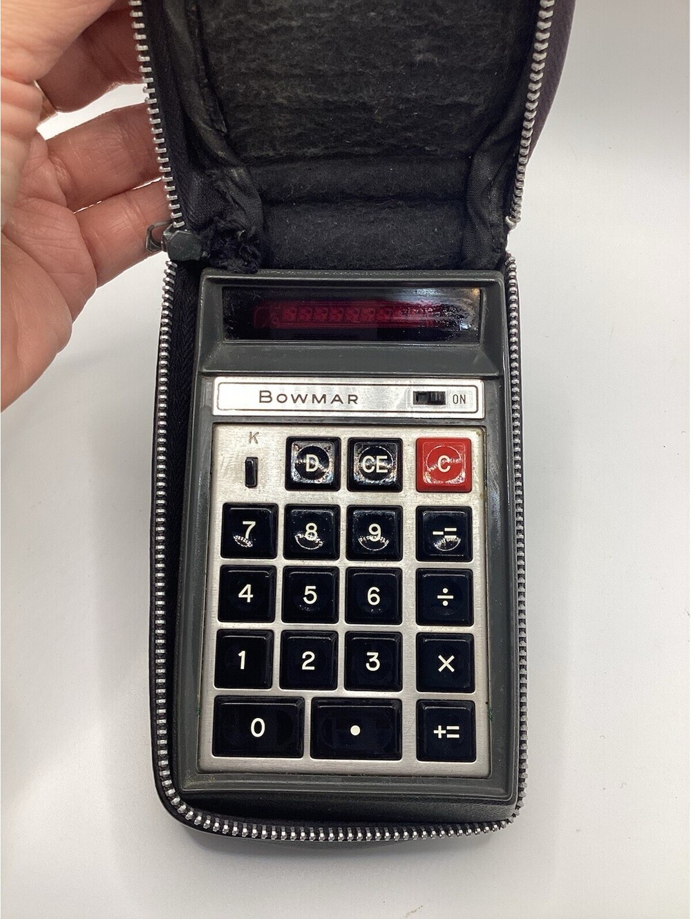 Early Bowmar 901 B Calculator Vintage NOT TESTED As Is Has NO Power Cord